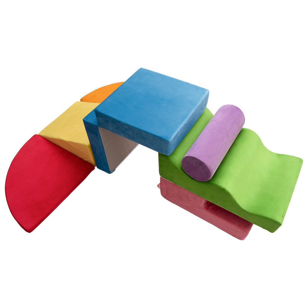 Giggly Goals Foam Climbing Blocks for Toddlers | Soft Play Set